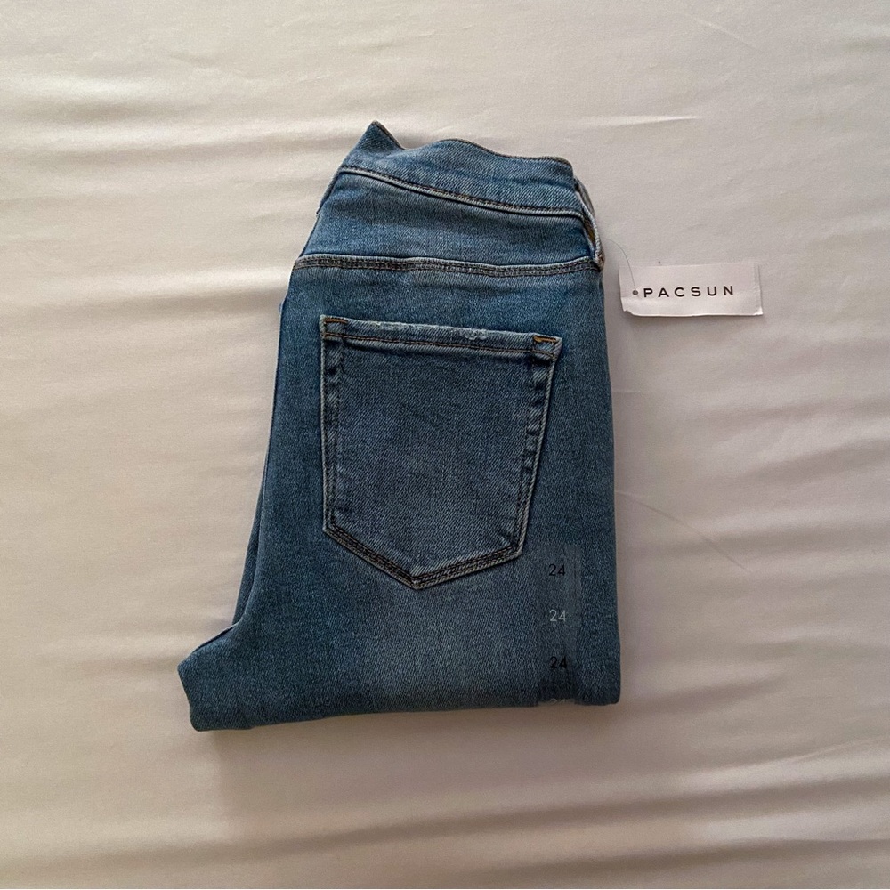 high rise skinny jeans